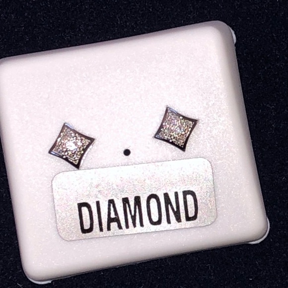 COPY - Real Diamond Earrings NOT CZ HUGE SALE BEST GIFT! - Picture 4 of 8